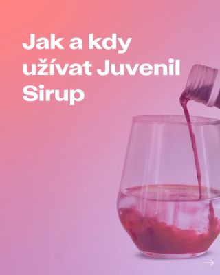 Hydratace, energie a imunita v jednom kroku. 💧✨ Sirupy Juvenil se sníženým obsahem cukru, bez konzervantů a umělých barviv...